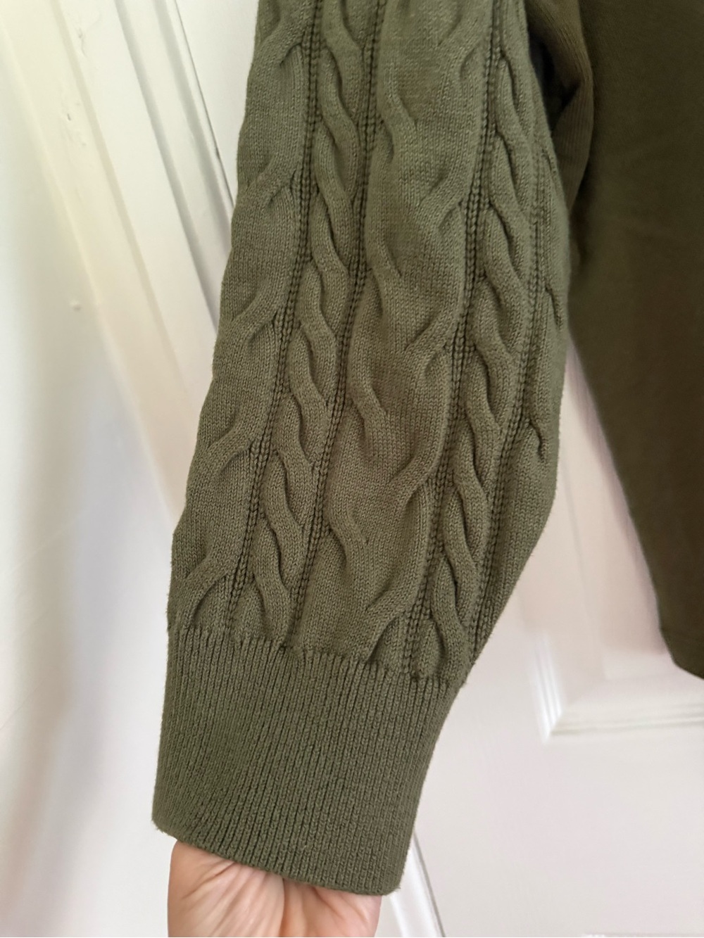 J. Jill Olive Hooded Knit Pullover - 2X - NWT - Picture 3 of 14